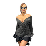 Woman Dresses Women's Spring Pullover Solid Color T-shirt Top