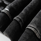 Men Hoodie Washed Old Hooded Sweater Men's Autumn and Winter Letter Printing