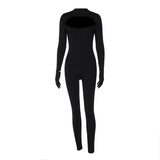Women Jumpsuit Women's Spring Fashion Slim Solid Color Jumpsuit