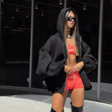 Women Sweatshirt Printed Sweater Women's Spring and Autumn Hooded Loose