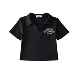 Women T-Shirt Short T-shirt Short Sleeve Spring and Summer Letters