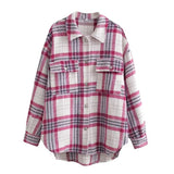 Women T-Shirt Woolen Shirt Women's Autumn Retro Long Sleeve Loose Casual