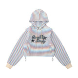 Women Hoodie Cropped Hoodie Casual Multicolor Top