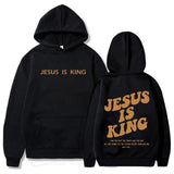 Jesus Is King Hoodie Christian Faith Sweatshirt Jesus
