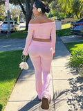 Women Co-Ord Set Pants Two-Piece Set Fashion Casual Set