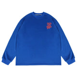 Men Hoodie Letter Print Sweatshirt Men's Casual Loose Pullover Sweater