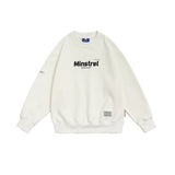Unisex Hoodie Letter Print Loose round Neck Men's Spring and Autumn Coat