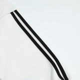 Men Hoodie Letter Printed Striped Long-Sleeved Sweater Spring and Autumn round Neck Raglan Sleeves Sports Top