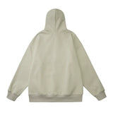 Men Fleece Lined Hoodie Embroidered Letter Hooded Sweater Men's Ins Loose Casual Autumn and Winter