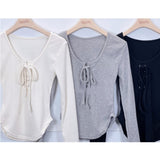 Women Long Sleeve Shirt  上衣女紧身打底衫