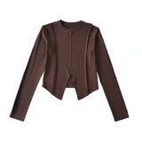 Women T-Shirt Long Sleeve Bottoming Shirt for Women Autumn