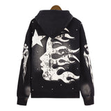 HS Outfit: Hoodie/Sweatpants (Separate Purchase Options) Vintage Distressed