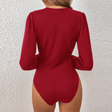 Women Jumpsuit Women's Spring/Summer Fashionable Fitted Long Sleeve Jumpsuit