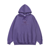Men Hoodie Hooded Sweater Men's Loose Letter Embroidery Long Sleeve