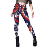 National Flag Day Leggings Spring and Autumn Women's Printed Independence Day Yoga Pants