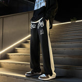 Men Sweatpants Men's Summer Fashion Brand Straight Sports Pants