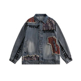 Unisex Jacket Fall Tassel Denim Jacket Women's Clothing
