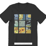 Vintage Alternative Funny Artwork Van Gogh Painting Men