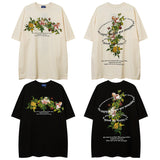 Men T Shirt Short Sleeve T-shirt Men and Women Street Loose Couple