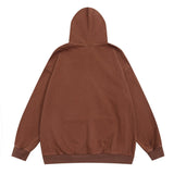 Men Hoodie Simple Embroidered Letter Hooded Sweater