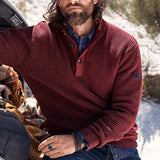 Men Sweater Knitted Sweater Coat Men's Clothing Zip Men's Top