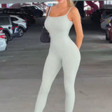 Women Jumpsuit Sling One-Piece Tight Yoga One-Piece Trousers