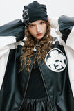 Unisex Jacket Fall Multicolor Printing Pu Jacket Women's Clothing