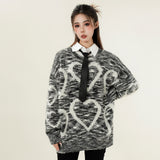 Women Sweater Loose round Neck Sweater Women's Autumn and Winter