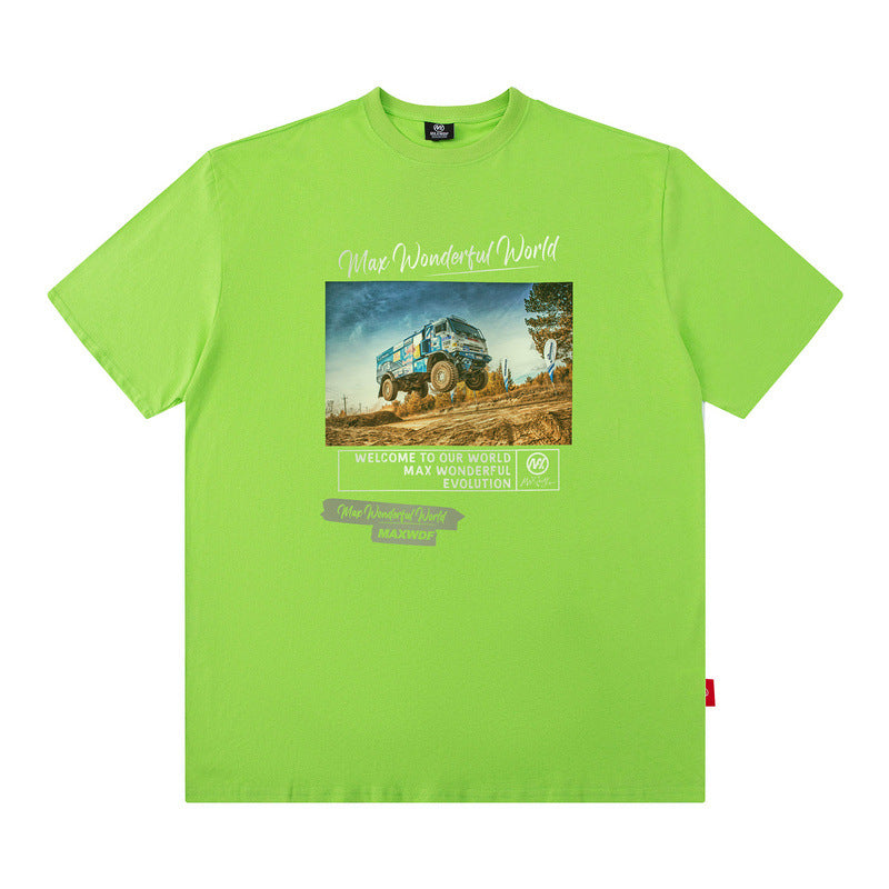 Men T Shirt West Coast T-shirt Street Retro Hiphop Short Sleeve Men and Women