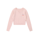 Women Sweater Short Knitwear for Girls Autumn Leisure Pullover Sweater