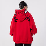 Men Hoodie Masked Spider-Man Zipper Hooded Sweater Embroidered Long Sleeve Cardigan Sweater