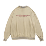 Men Hoodie round Neck Sweater Men's Spring and Autumn Leisure Long Sleeve Loose