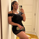 Woman Dresses Women's Clothing Spring Sexy Stitching Dress