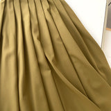Women Skirt Summer Vintage Artistic Mid-Length Pleated Skirt