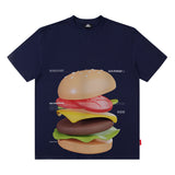Men T Shirt Summer American Street Fashion Brand Short Sleeve T-shirt Men's Loose