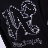 Palm Angle Hoodie Palm Angels Letter Embroidered Logo Hooded Hoodie Coat