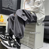 Men Sweatpants Functional Overalls Men's Autumn Pants Casual Pants