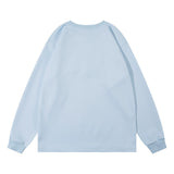 Men Hoodie Letter Printed Crew Neck Sweatshirt