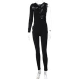 Women Jumpsuit Autumn Fashion Sexy Long Sleeve Jumpsuit