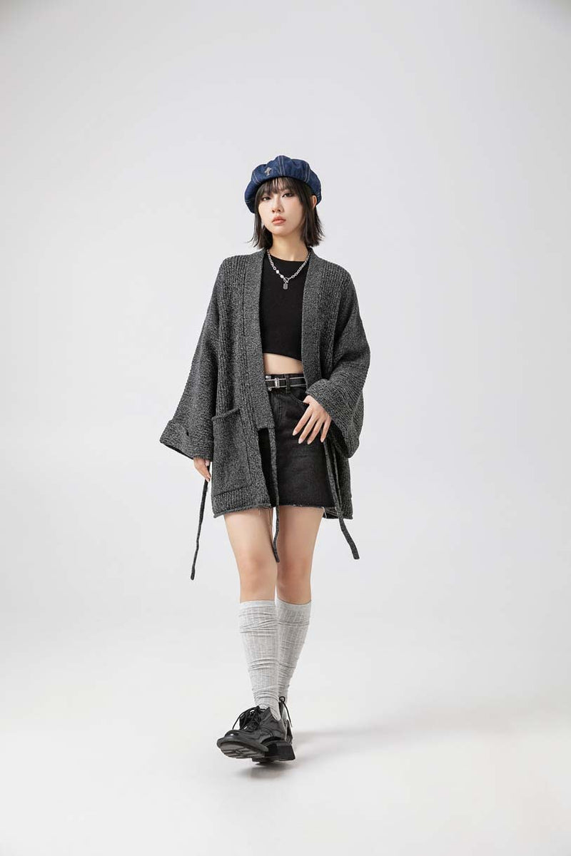 Unisex Sweater Fall Loose Robe Coat Sweater