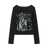 Women Long Sleeve T-Shirt Long Sleeve T-shirt Women's Spring and Autumn Casual Short