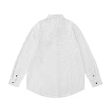 Men Long Sleeved T Shirt Thin Striped Long Sleeve Shirt Boys Ruan Handsome Loose Casual Outerwear Spring and Autumn