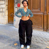 Women Pants Loose Sports and Leisure Woven Wide-Leg Pants for Women Summer