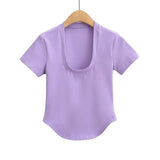 Women T-Shirt Summer Short-Sleeved Shirt Short T-shirt