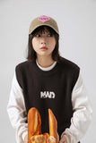 Unisex Sweater Autumn Small Letter Vest Sweater