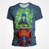 Sally Face T Shirts Sally Fisher 3D Digital Printed round Neck Men's and Women's T-shirt