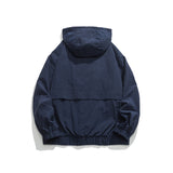 Unisex Jacket Autumn Hooded Women's Clothing with Pockets Shell Jacket