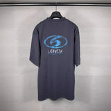 Men T-shirts LOGO printed worn old short sleeves loose casual