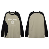 Men Long Sleeve Shirt Design Stitching Long Sleeve Bottoming T-shirt Men and Women Autumn