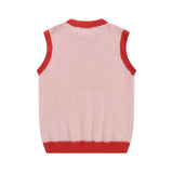 Men Hoodie round Neck Sweater Button Removal Sleeve Vest